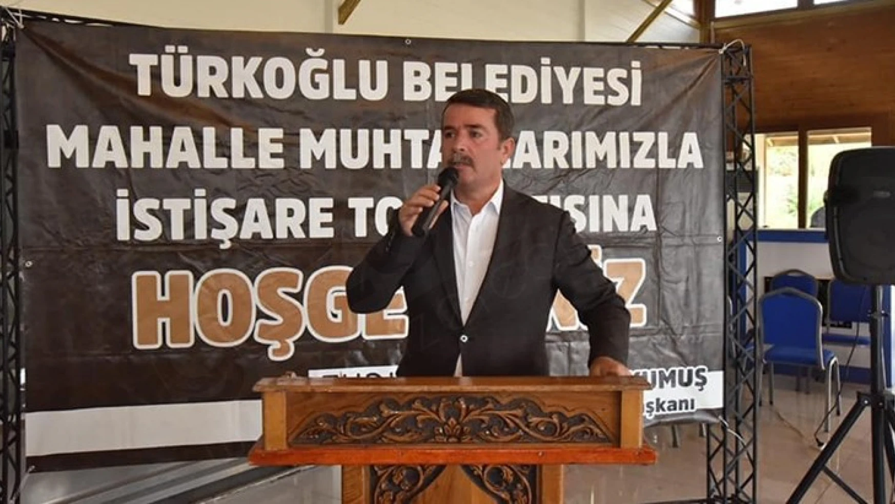 Başkan Okumuş, MHP Milletvekili Aycan ile muhtarlarla buluştu