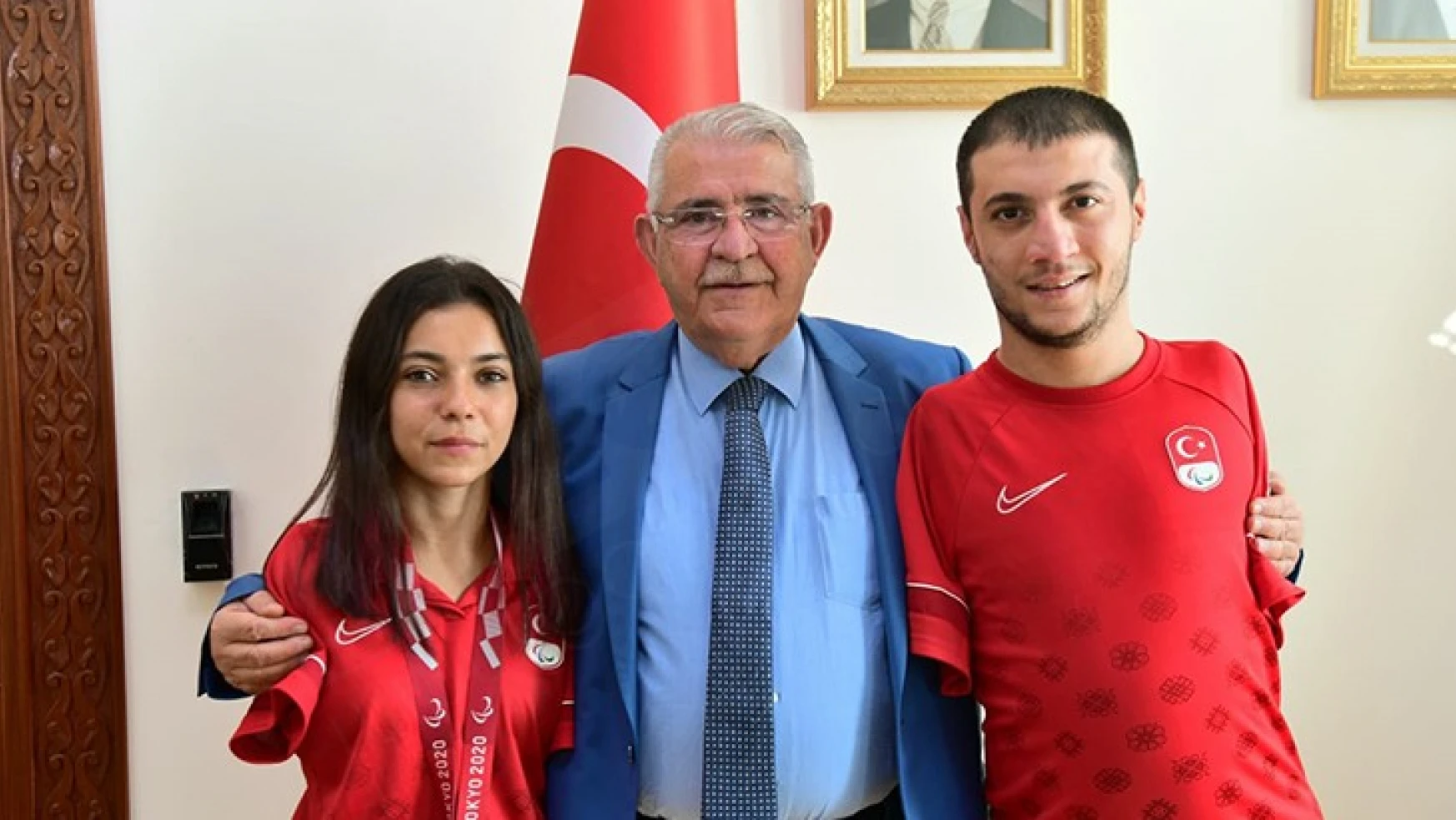 Belediye Başkanı Mahçiçek, Paralimpik sporcularını misafir etti