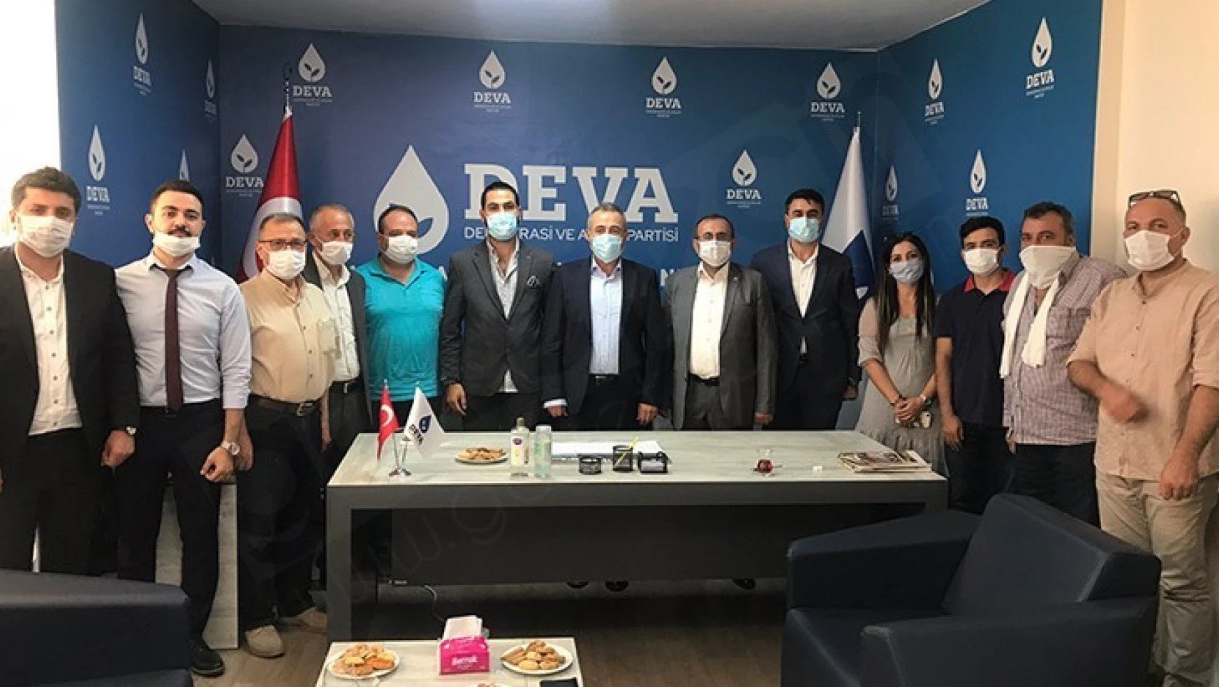 CHP Onikişubat İlçe Başkanından DEVA Partisine ziyareti
