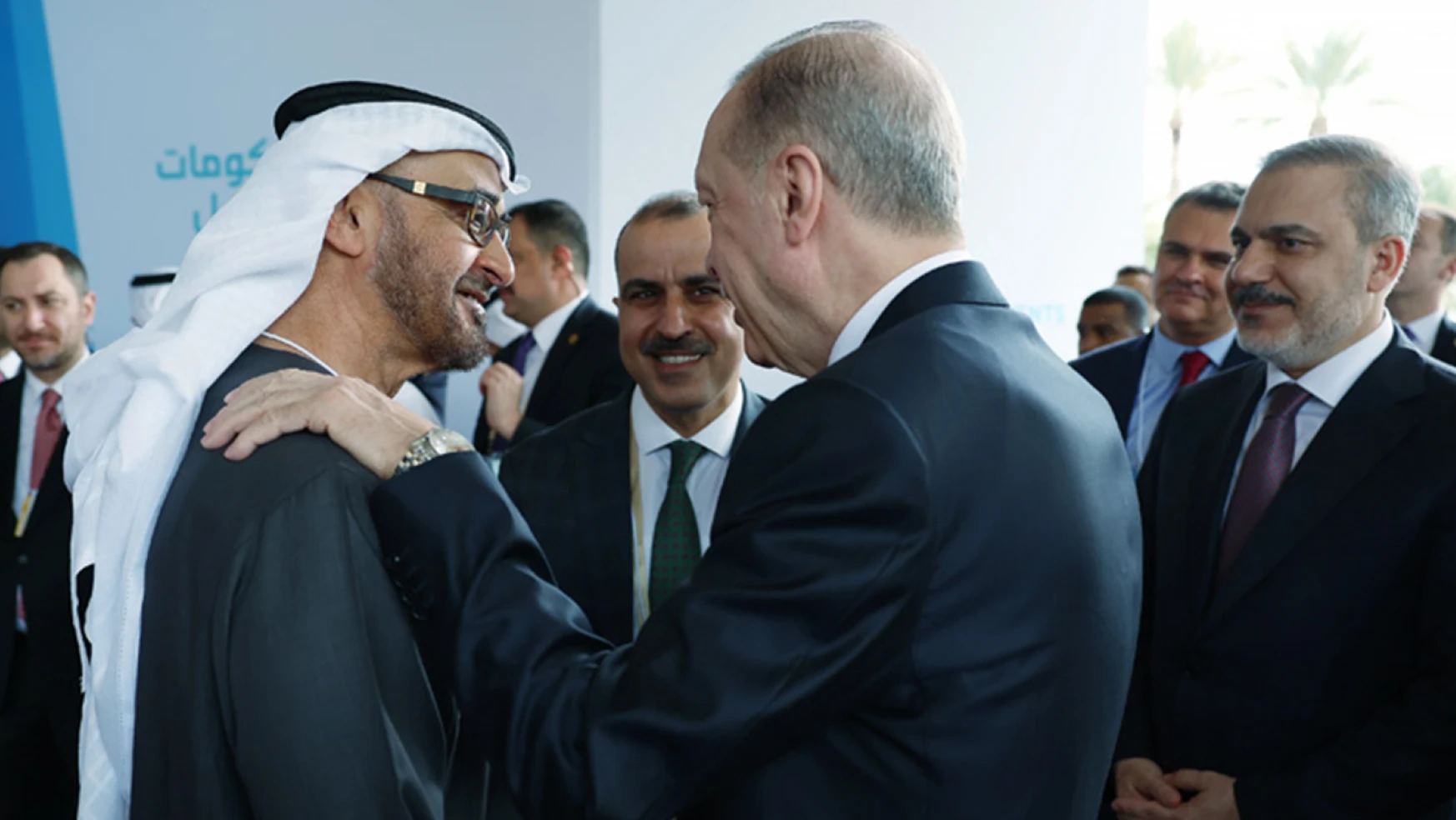 Cumhurbaşkanı Erdoğan, Birleşik Arap Emirlikleri Devlet Başkanı ile görüştü