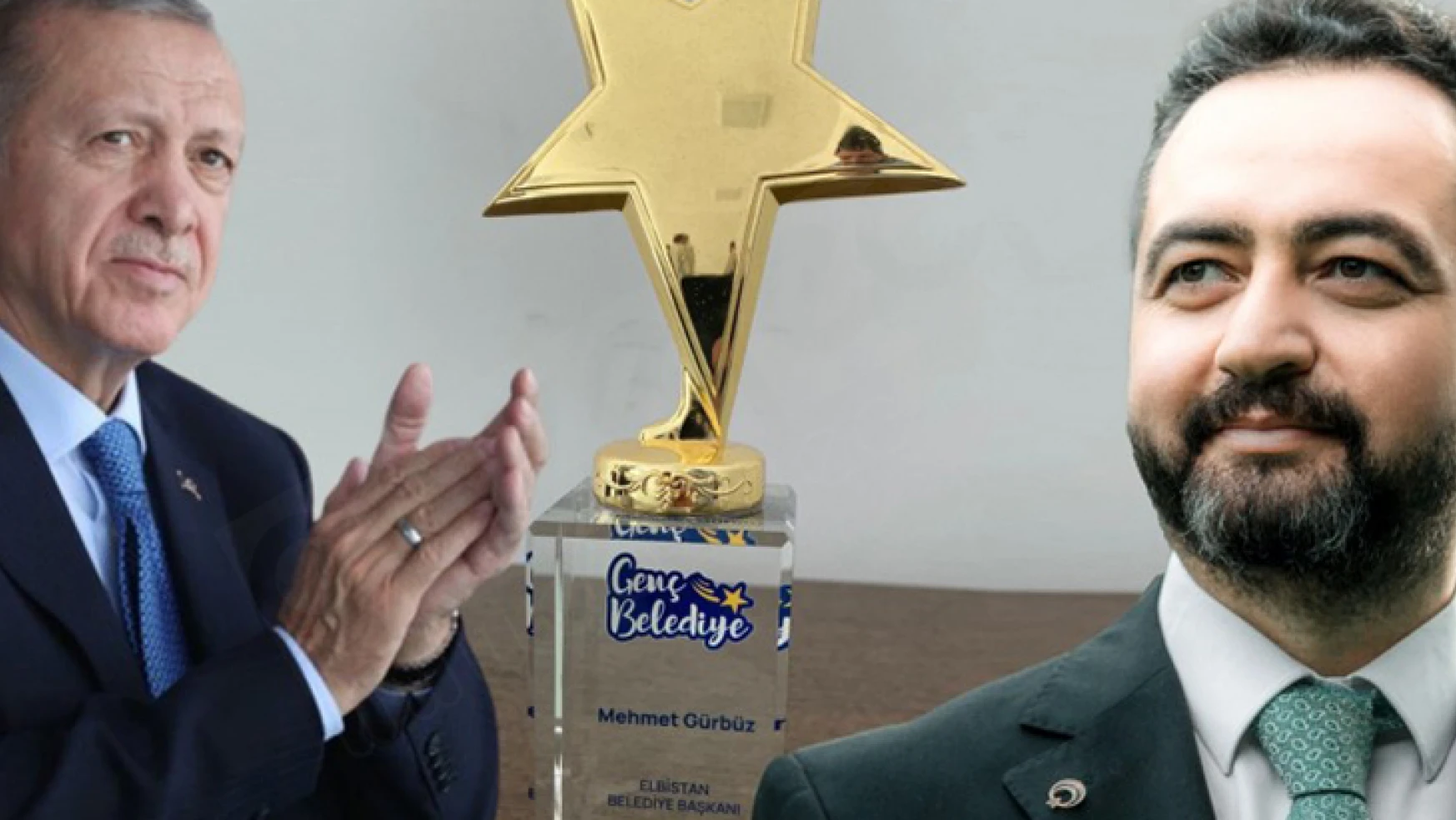Cumhurbaşkanı Erdoğan'dan, Başkan Gürbüz'e ödül