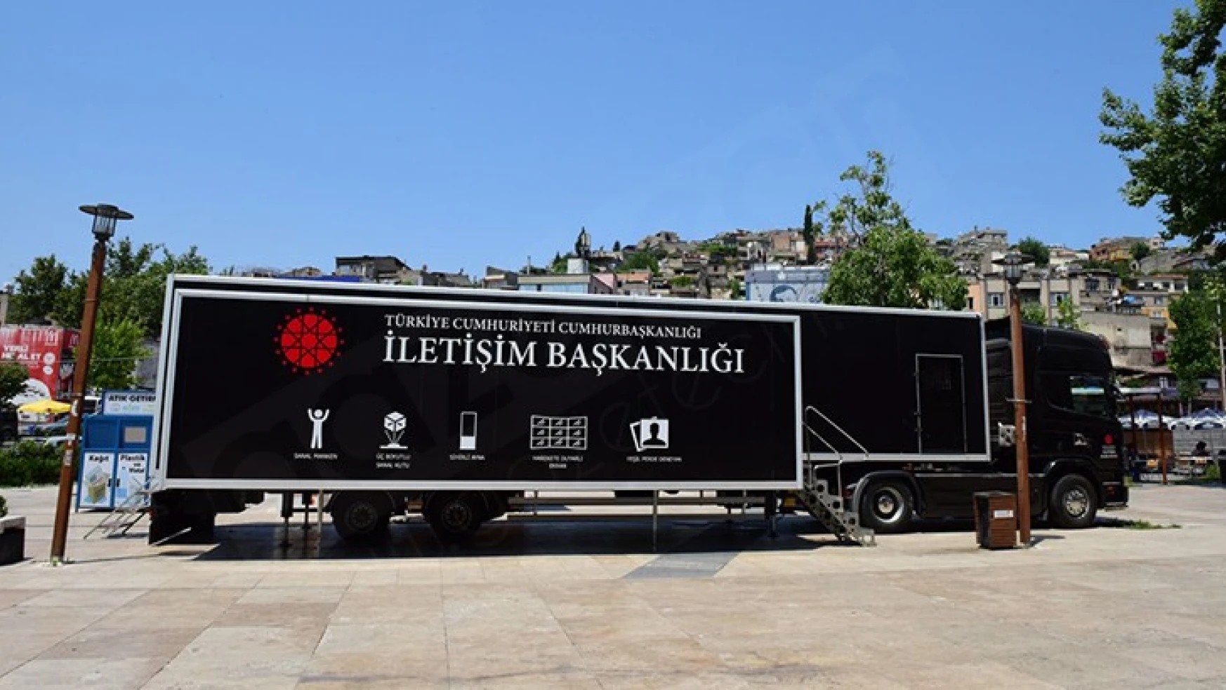 Cumhurbaşkanlığı İletişim Başkanlığı dijital tırı Kahramanmaraş'ta