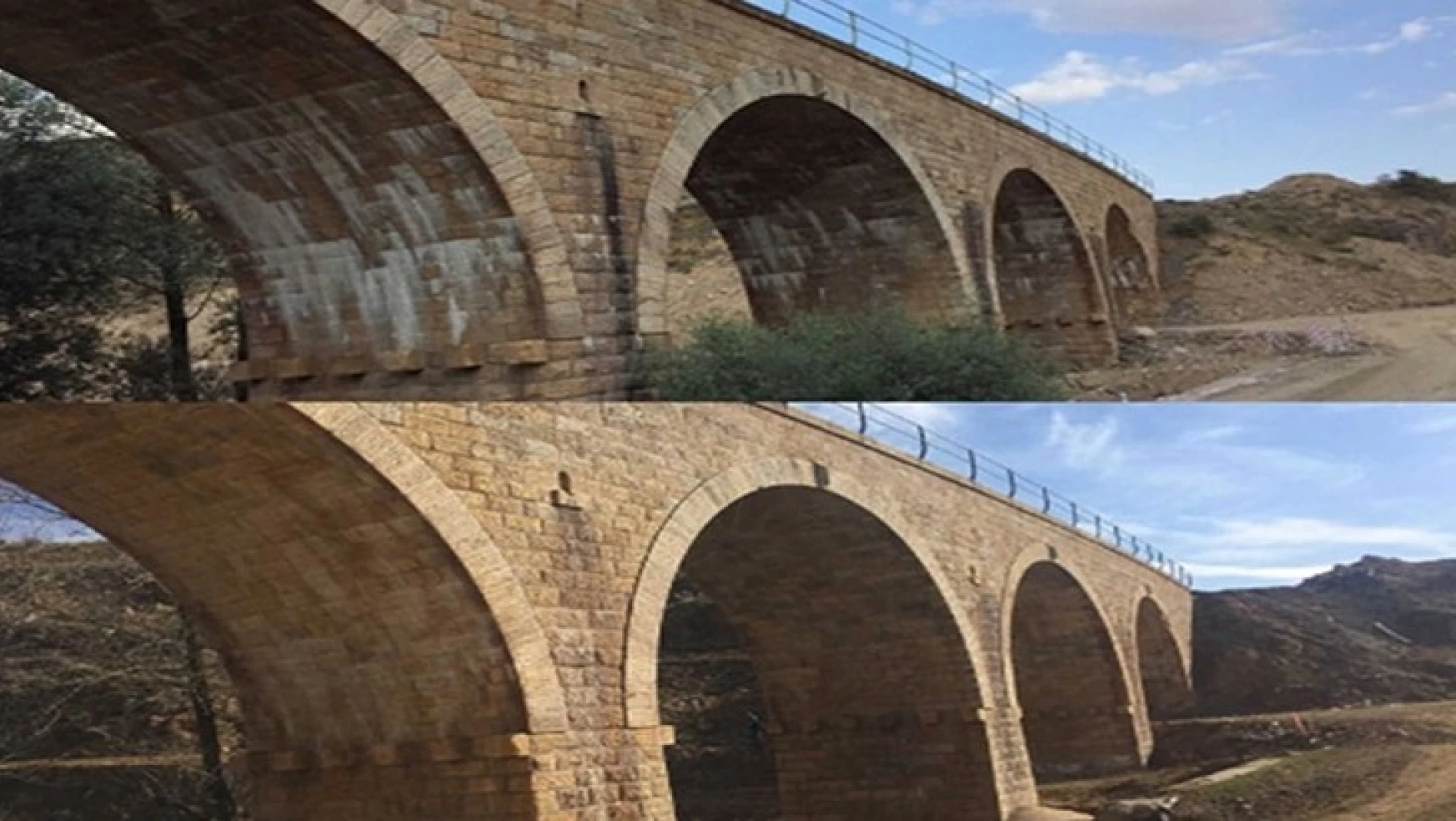 Demir yolu hattındaki 1932 ve öncesinde yapılmış 48 tarihi köprü güçlendirildi