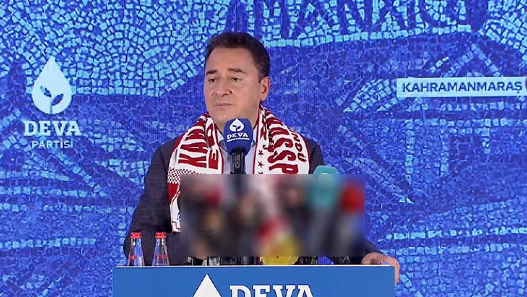 Deva Partisi Genel Başkanı Ali Babacan, Kahramanmaraş'ta