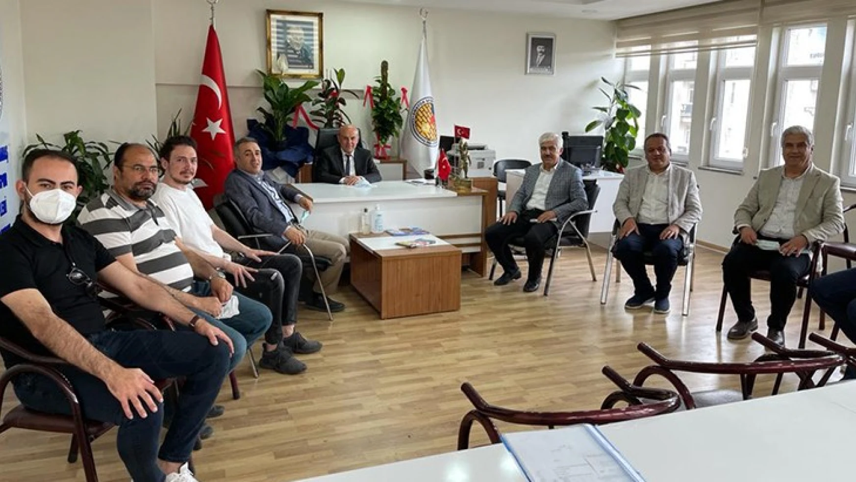 Deva Partisi Kahramanmaraş il yönetiminden ASKF'ye ziyaret