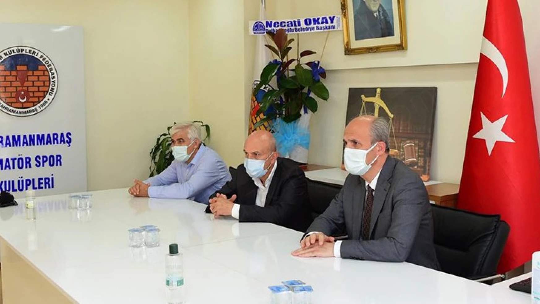 Dulkadiroğlu Belediye Başkanı Necati Okay'dan ASKF'ye ziyaret