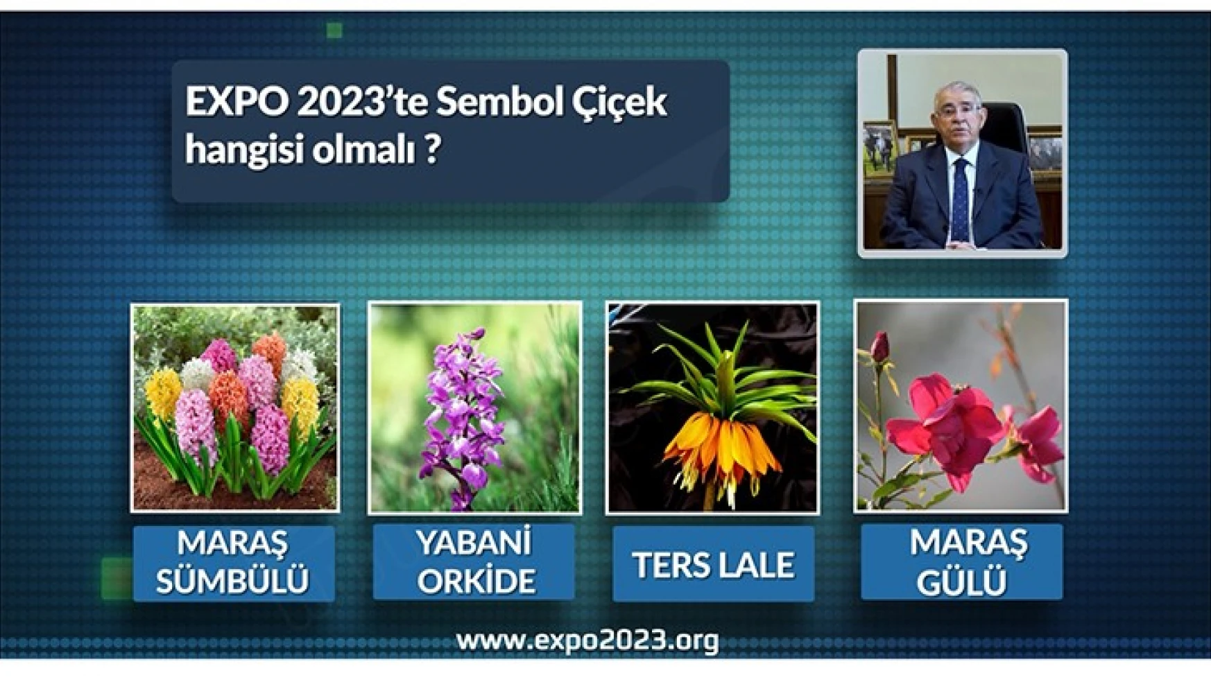EXPO 2023 sembol çiçeğini vatandaşlar belirleyecek