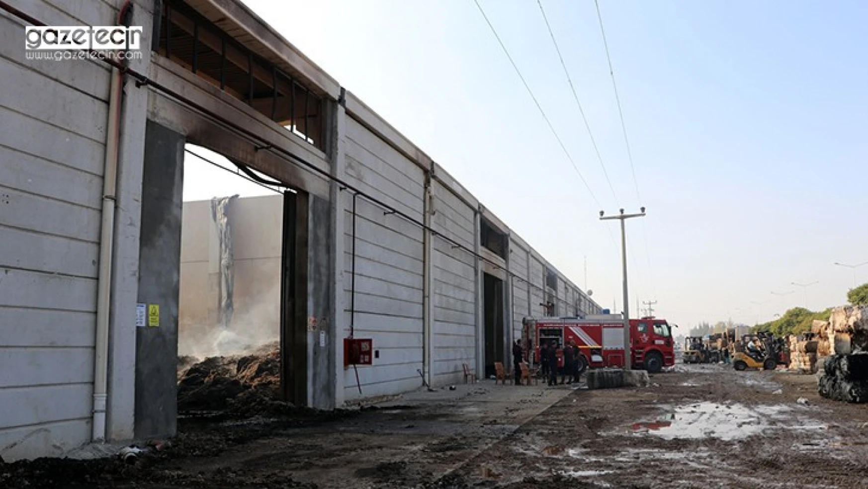Fabrikadaki yangın 24 saat sonra söndürüldü