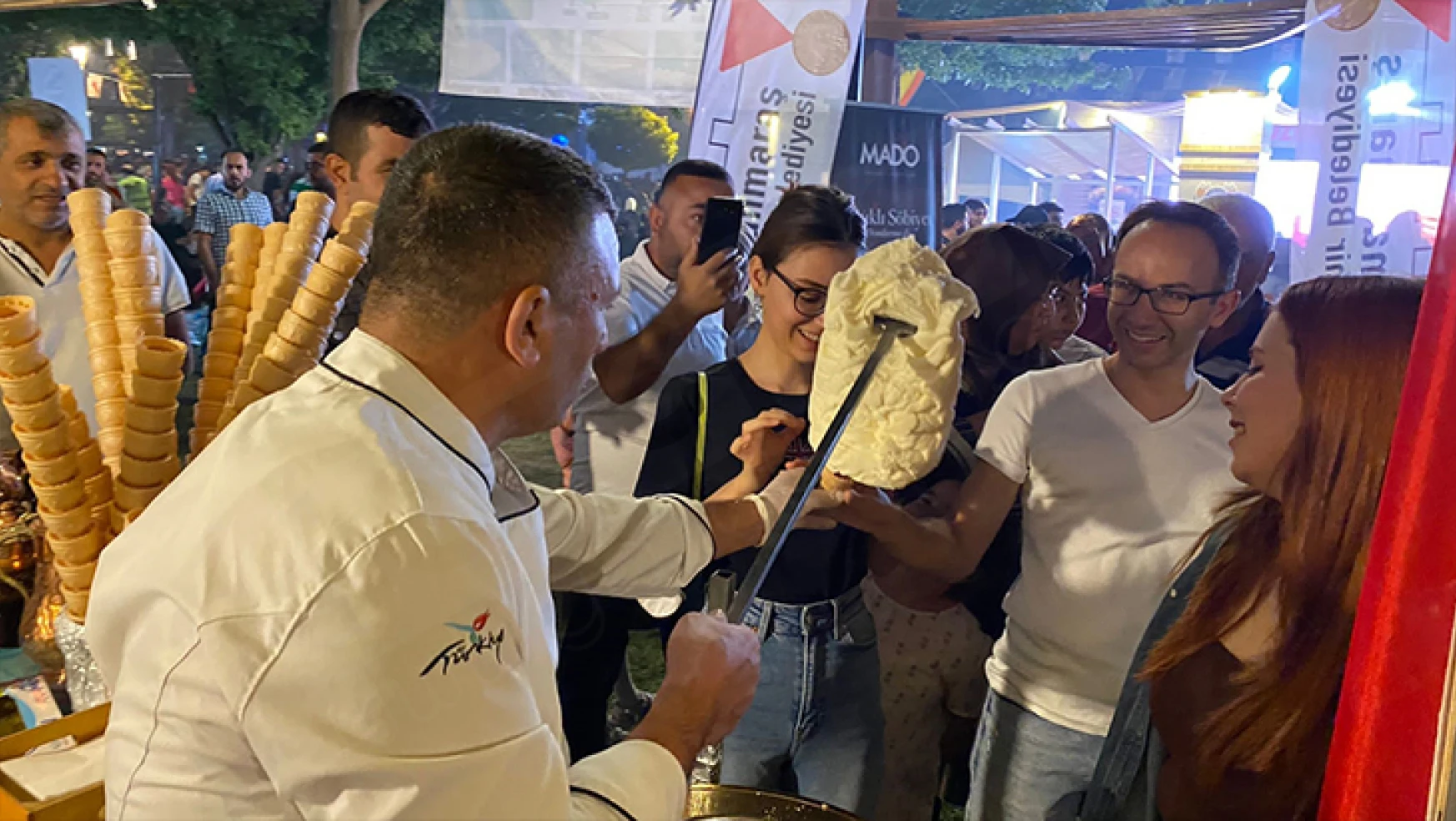 Gastroantep Festivaline Kahramanmaraş dondurması damga vurdu