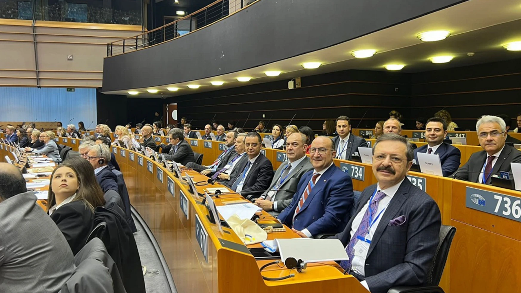 Hisarcıklıoğlu, Avrupa Şirketler Meclisi toplantısına katıldı