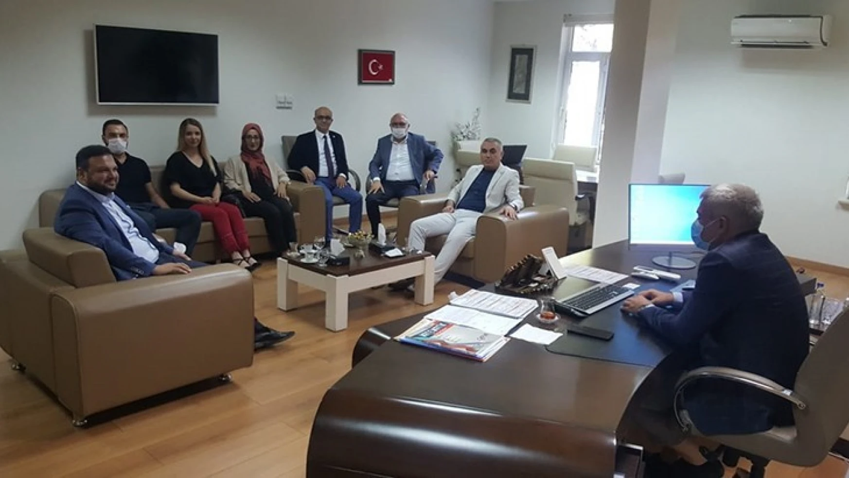 İyi Parti İl Başkanı Çabukel'den  Cebeloğlu ve Öksüz'e ziyaret