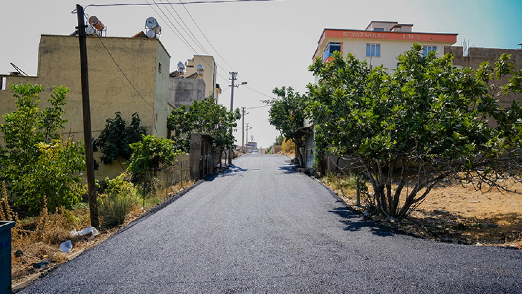 Kahramanmaraş'ın cadde ve sokaklarına asfalt serim çalışması
