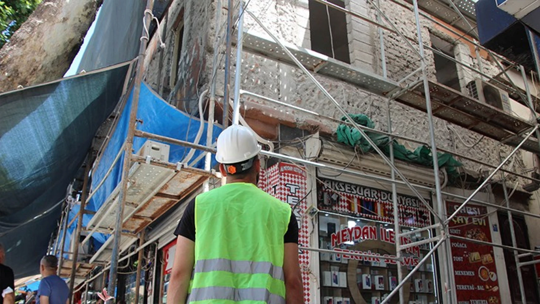Kahramanmaraş'ın tarihi kapalı çarşısında yenileme projesi sürüyor