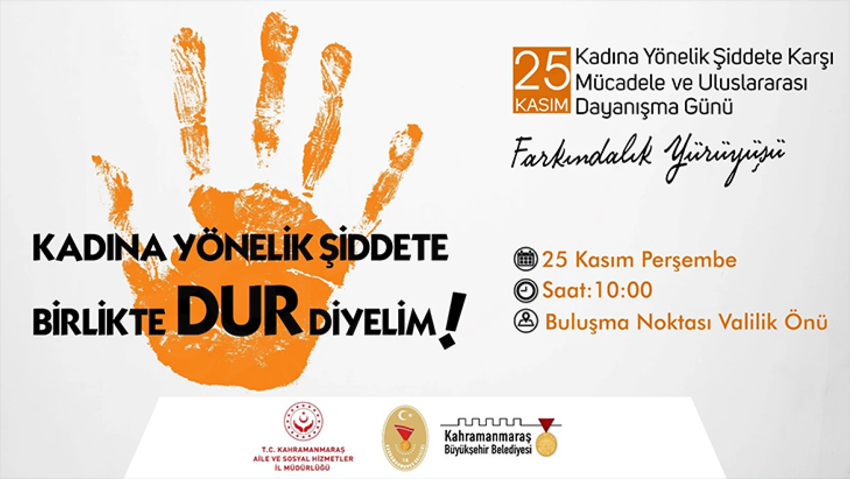 Kahramanmaraş 'Kadına Şiddete Dur' demek için yürüyecek