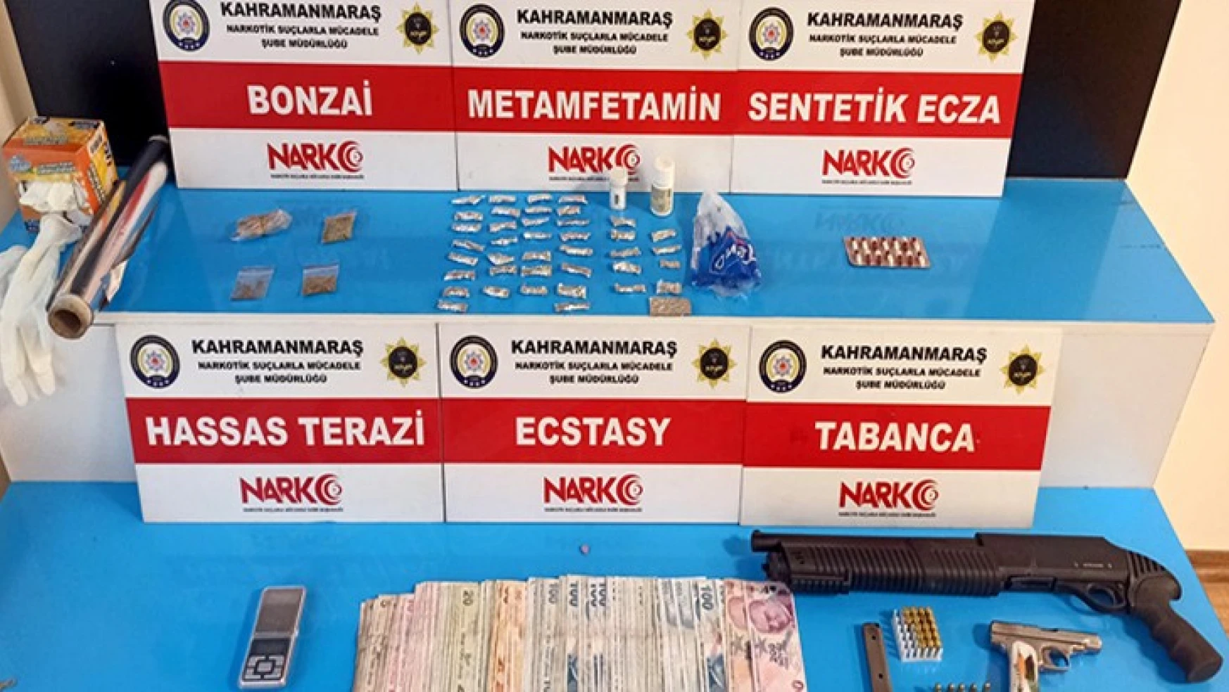 Kahramanmaraş'ta 10 günde düzenlenen uyuşturucu operasyonunda 12 kişi yakalandı