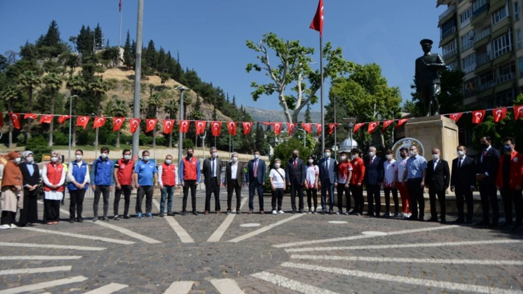 Kahramanmaraş'ta 19 Mayıs kutlanıyor