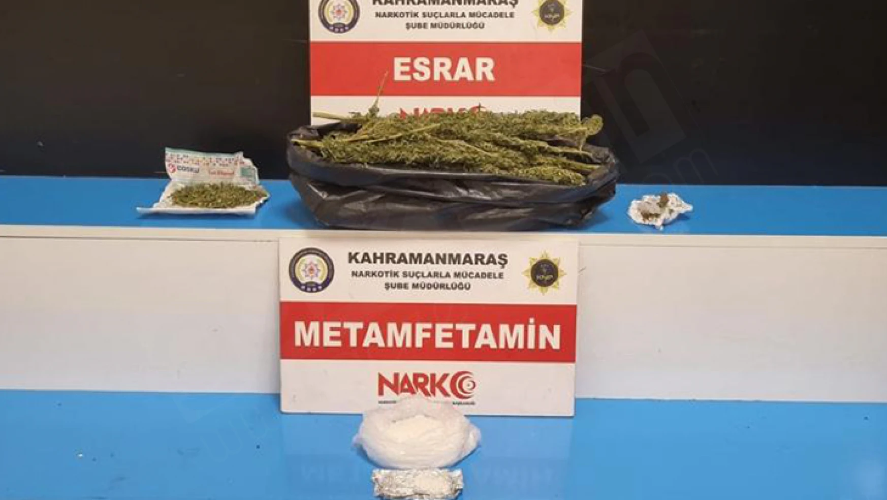 Kahramanmaraş'ta 8 şüpheli uyuşturucu operasyonlarında tutuklandı
