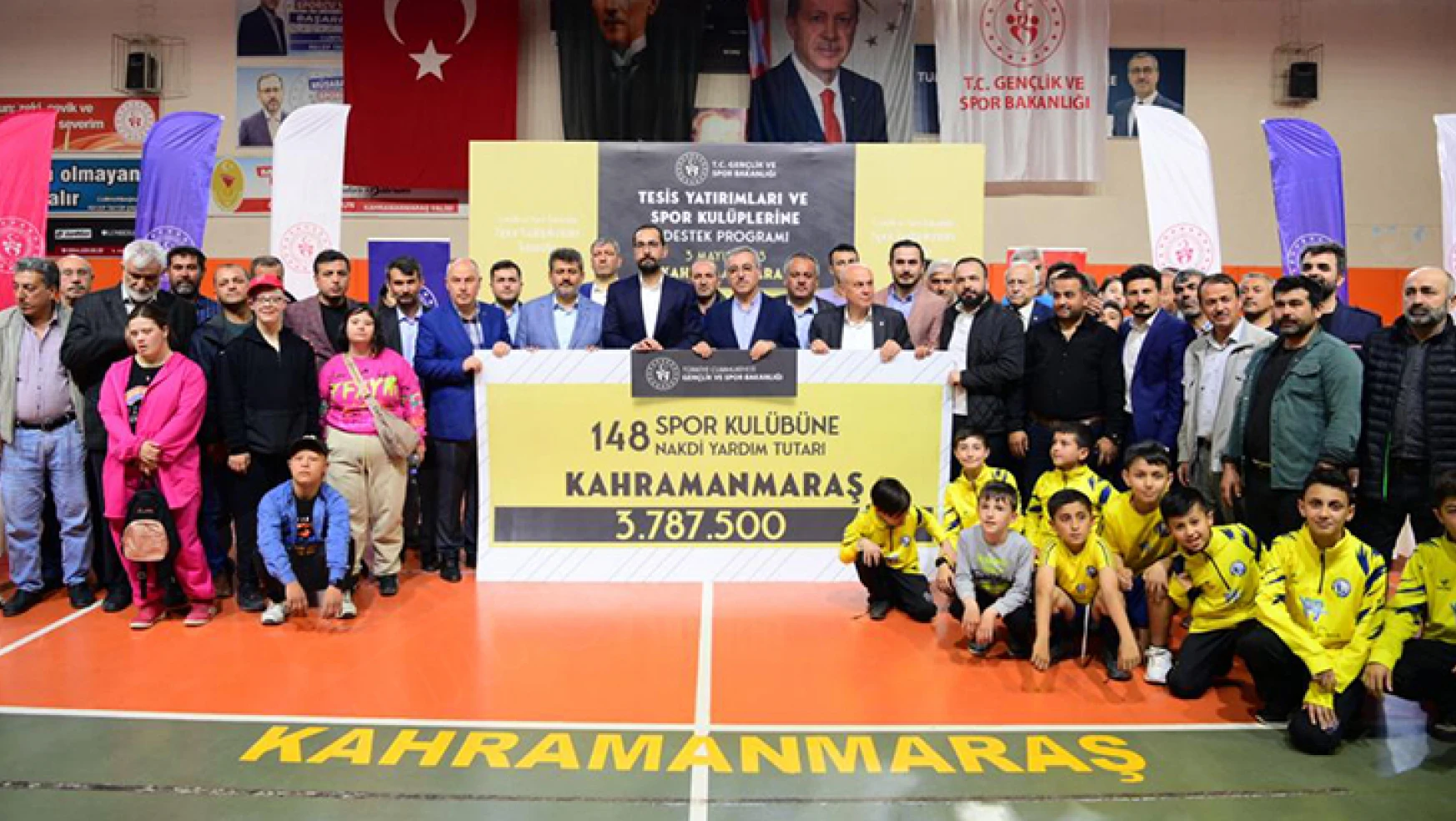 Kahramanmaraş'ta Amatör Spor Kulüplerine destek