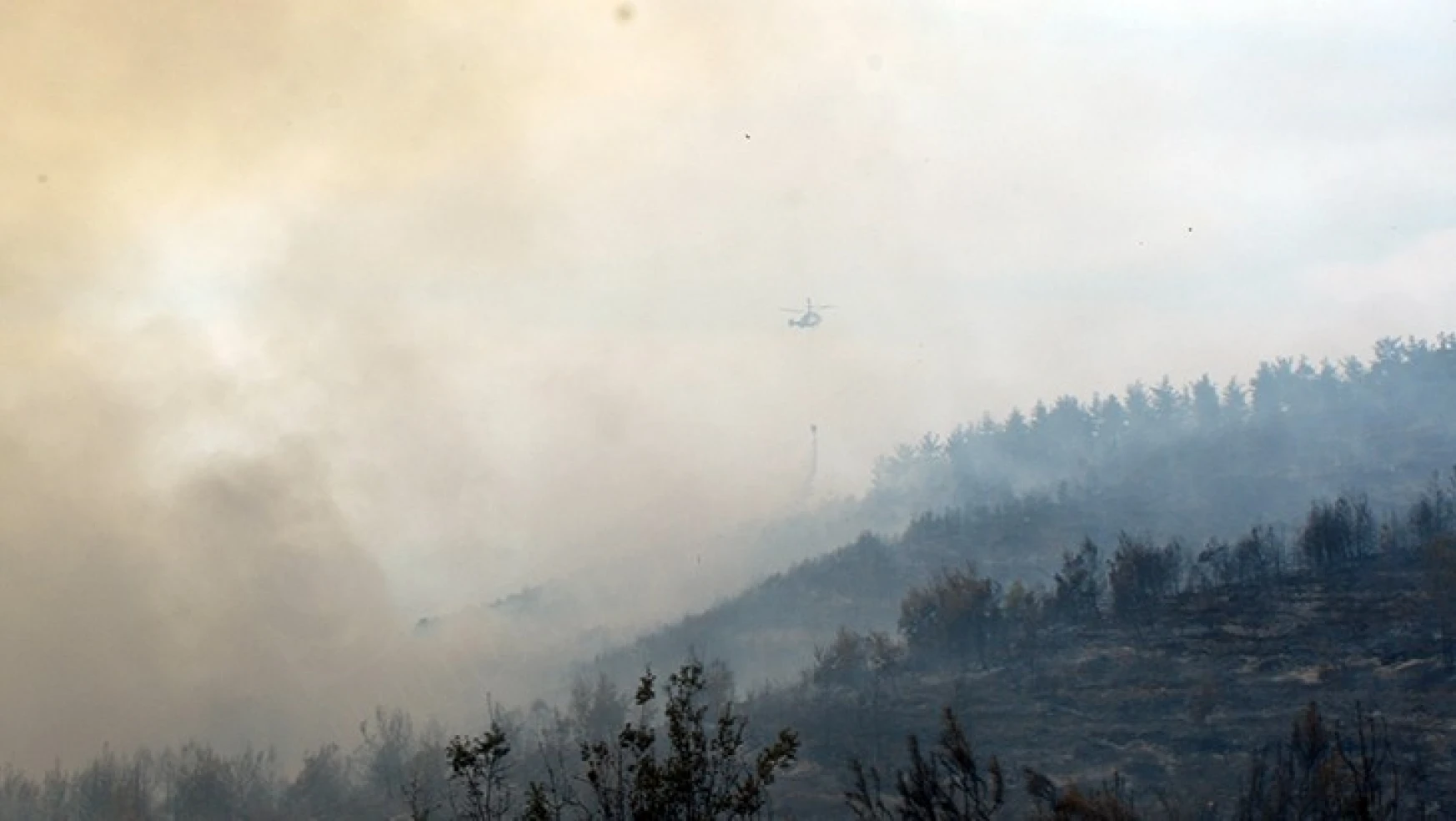 Kahramanmaraş'ta bazı kırsal bölgelerinde de yangın çıktı