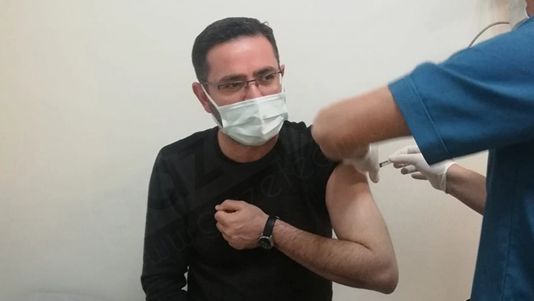 Kahramanmaraş'ta CoronaVac aşısı uygulanmaya başladı
