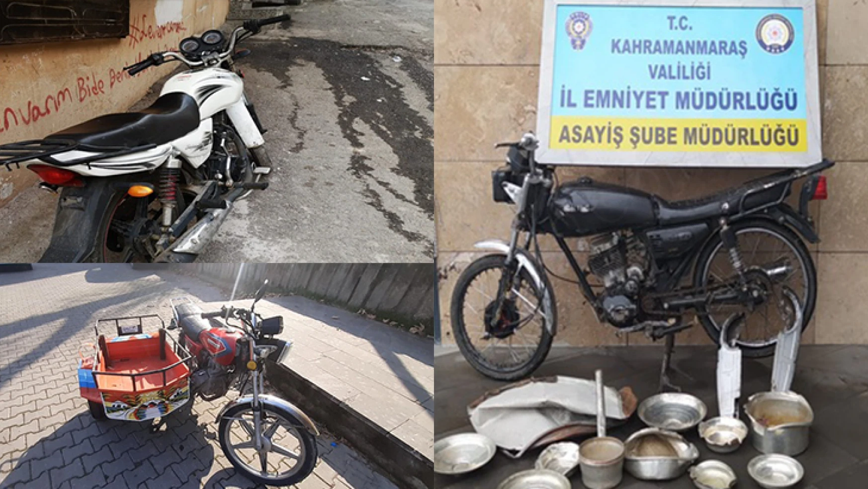 Kahramanmaraş'ta hırsızlık şüphelisi 4 zanlı yakalandı