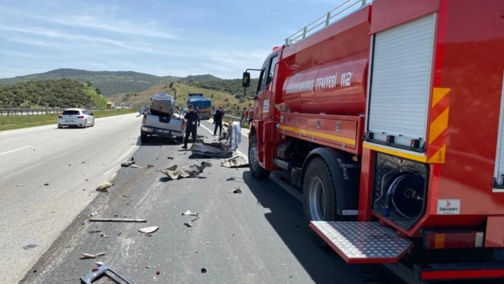 Kahramanmaraş'ta kamyonet ile tır çarpıştı: 1 ölü 2 yaralı
