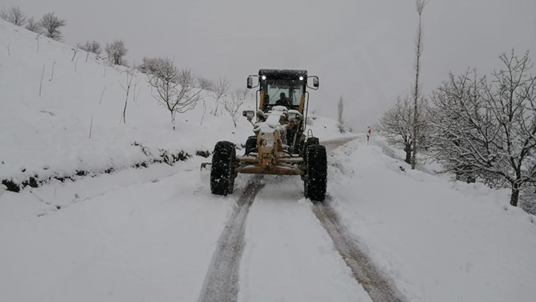 Kahramanmaraş'ta karla etkin mücadele