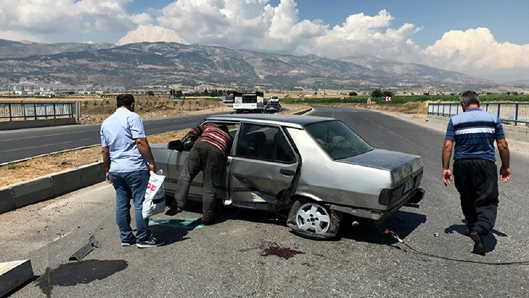 Kahramanmaraş'ta meydana gelen trafik kazasında 3 kişi yaralandı