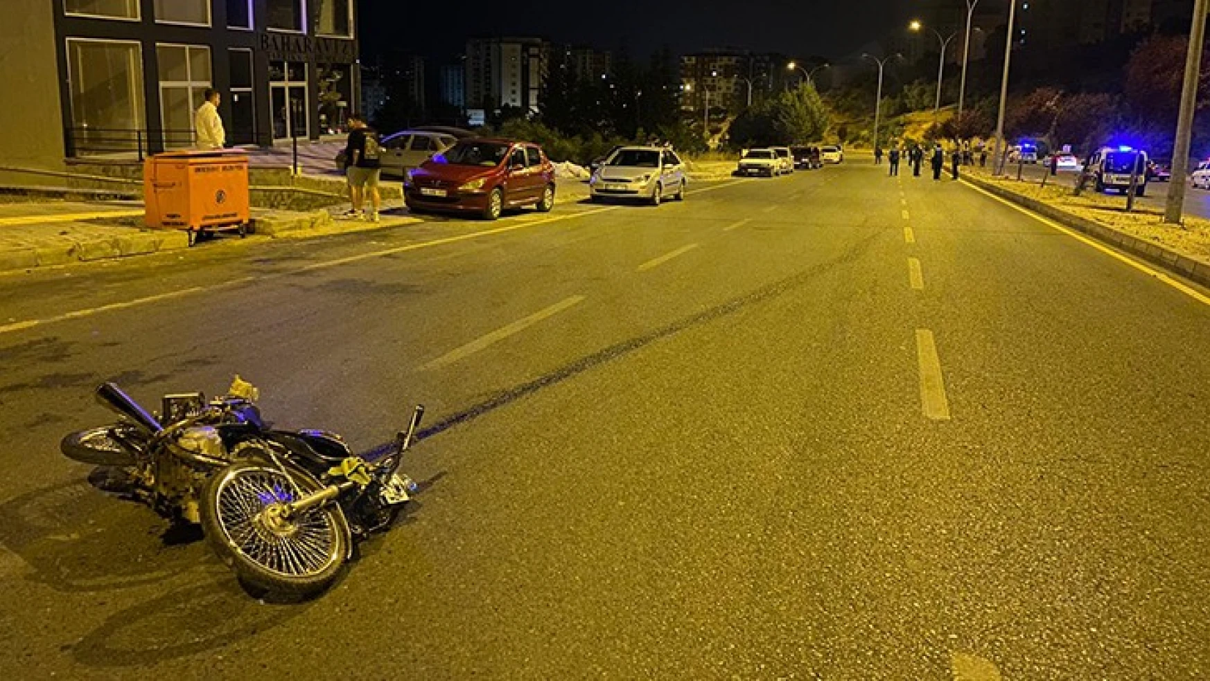 Kahramanmaraş'ta motosiklet sürücüsü ağır yaralandı