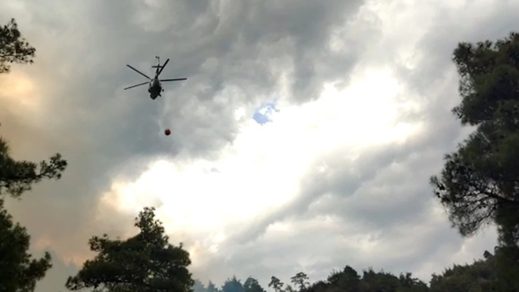 Kahramanmaraş'ta orman yangın: 4 Helikopter, 10 arazöz, 150 orman işçisi müdahale etti