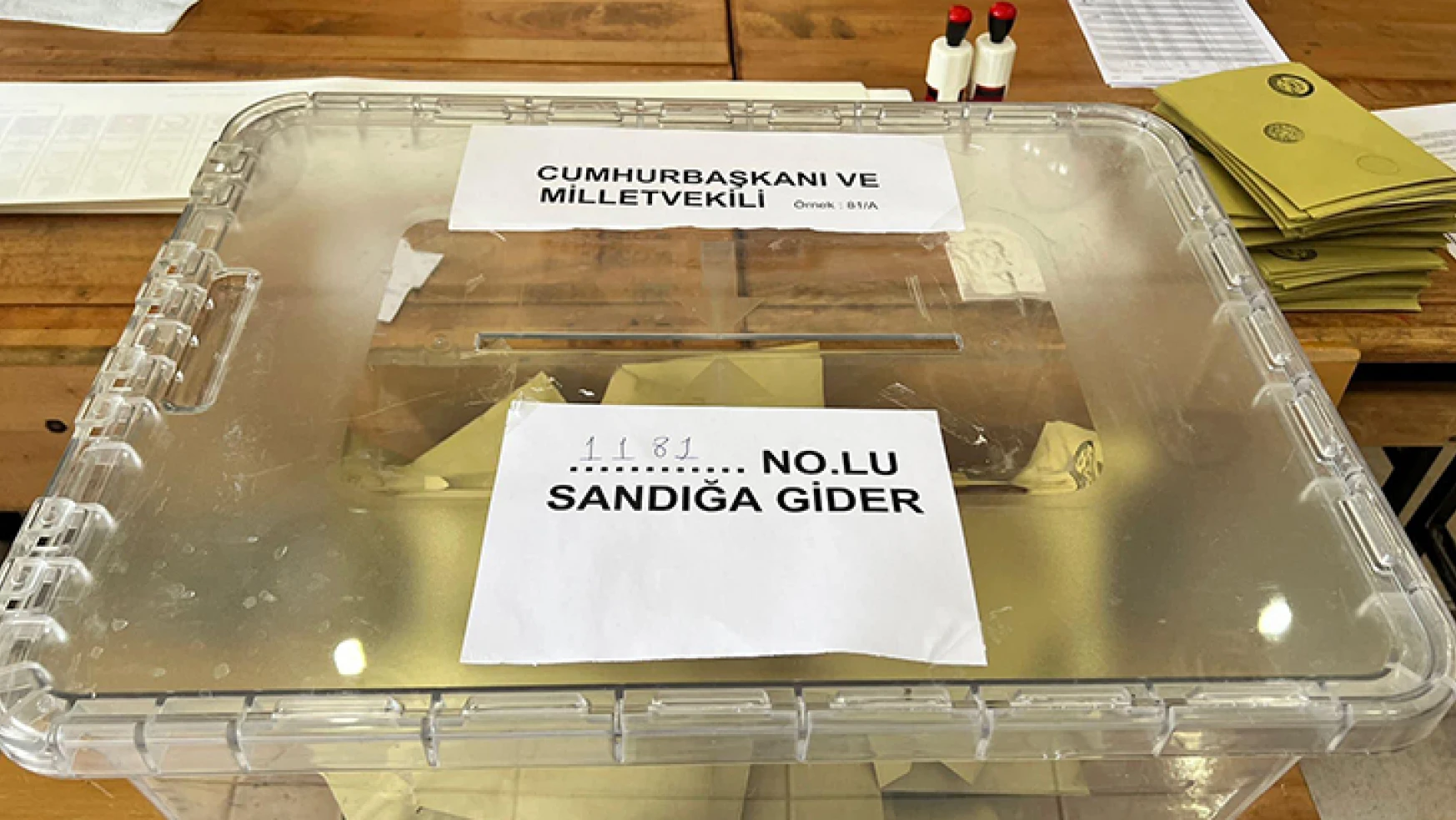 Kahramanmaraş'ta oy verme işlemi tamamlandı