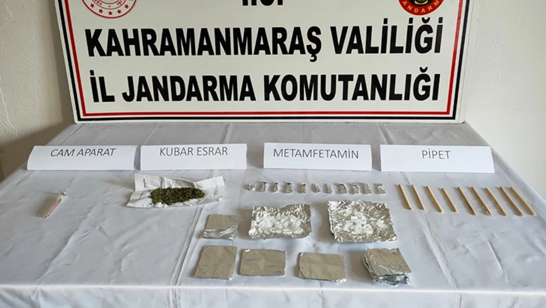 Kahramanmaraş'ta uyuşturucu operasyonunda bir şüpheli yakalandı