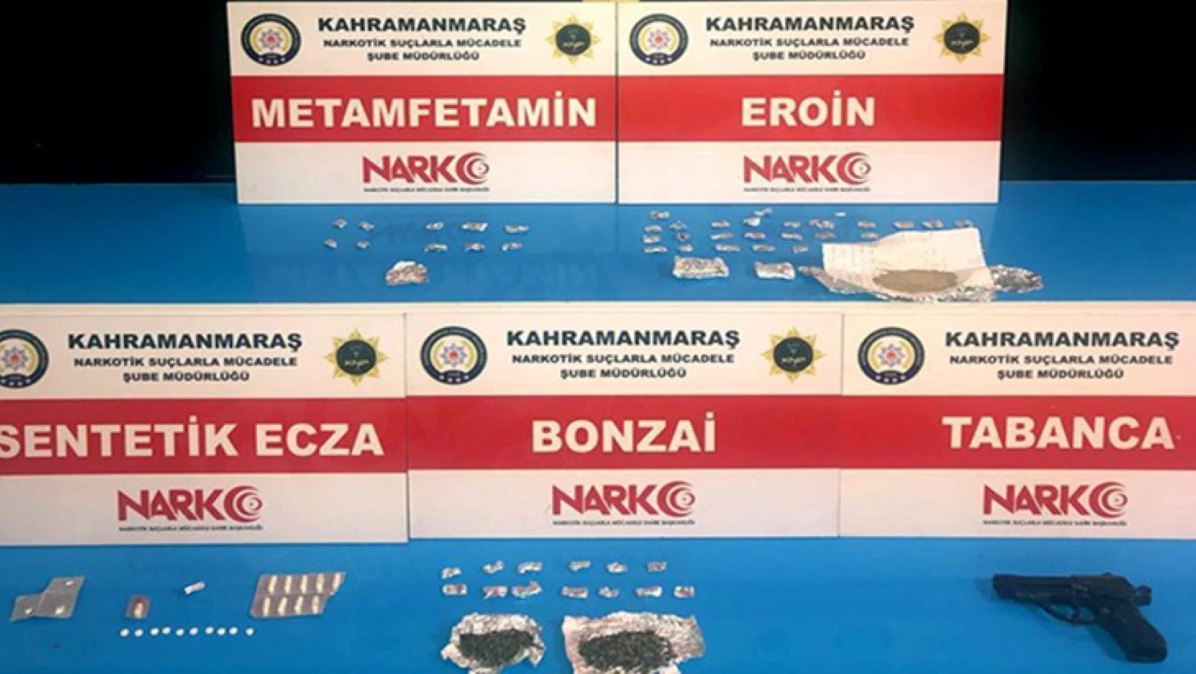 Kahramanmaraş'ta uyuşturucu operasyonu: 3 zanlı tutuklandı