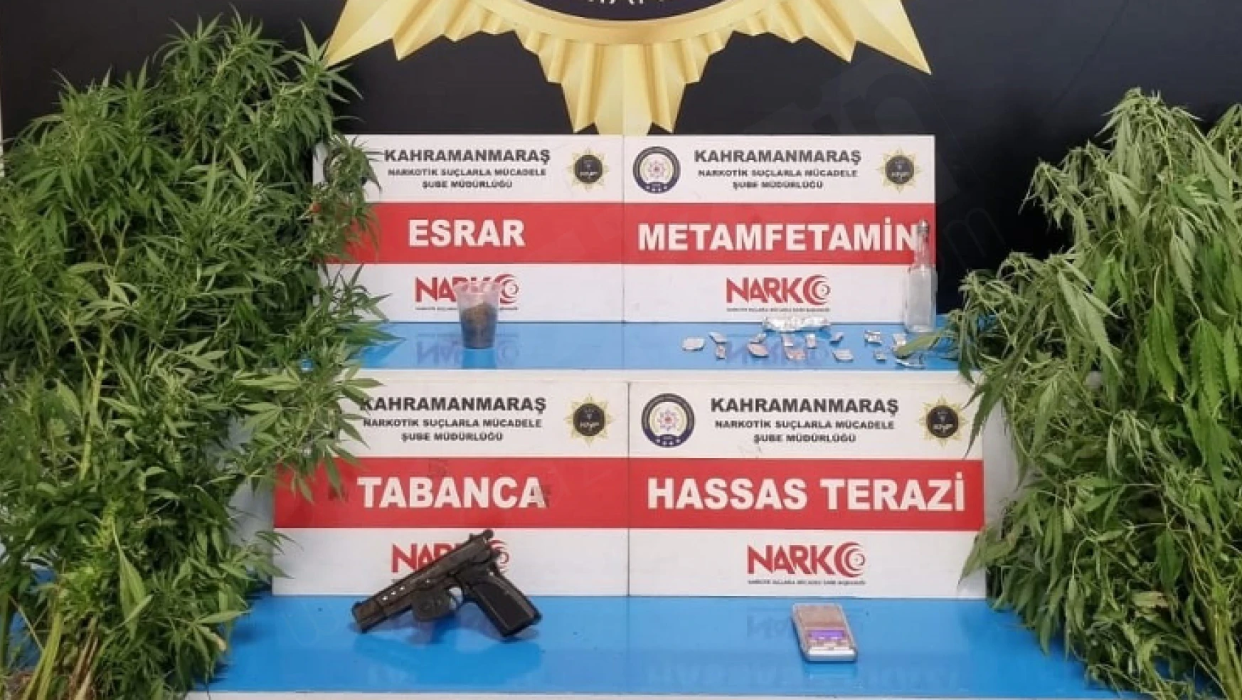 Kahramanmaraş'ta uyuşturucu ticareti yapan 1 kişi tutuklandı