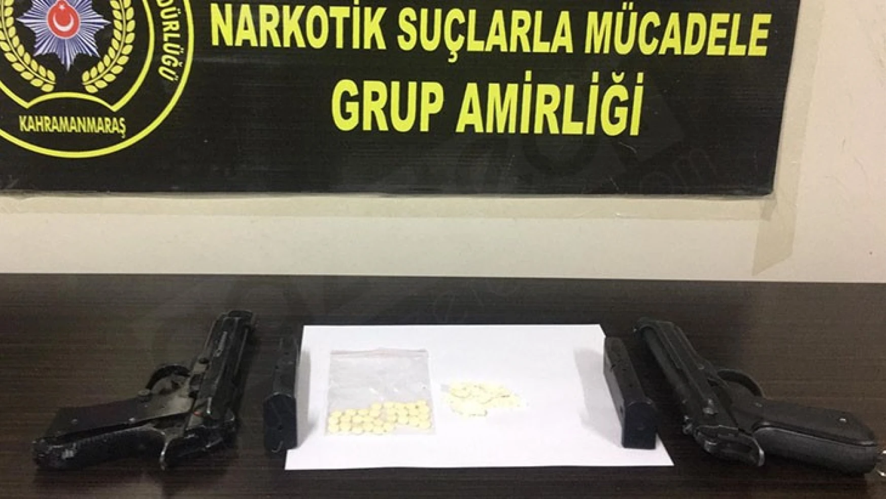 Kahramanmaraş'ta uyuşturucudan yakalanan şüpheli tutuklandı