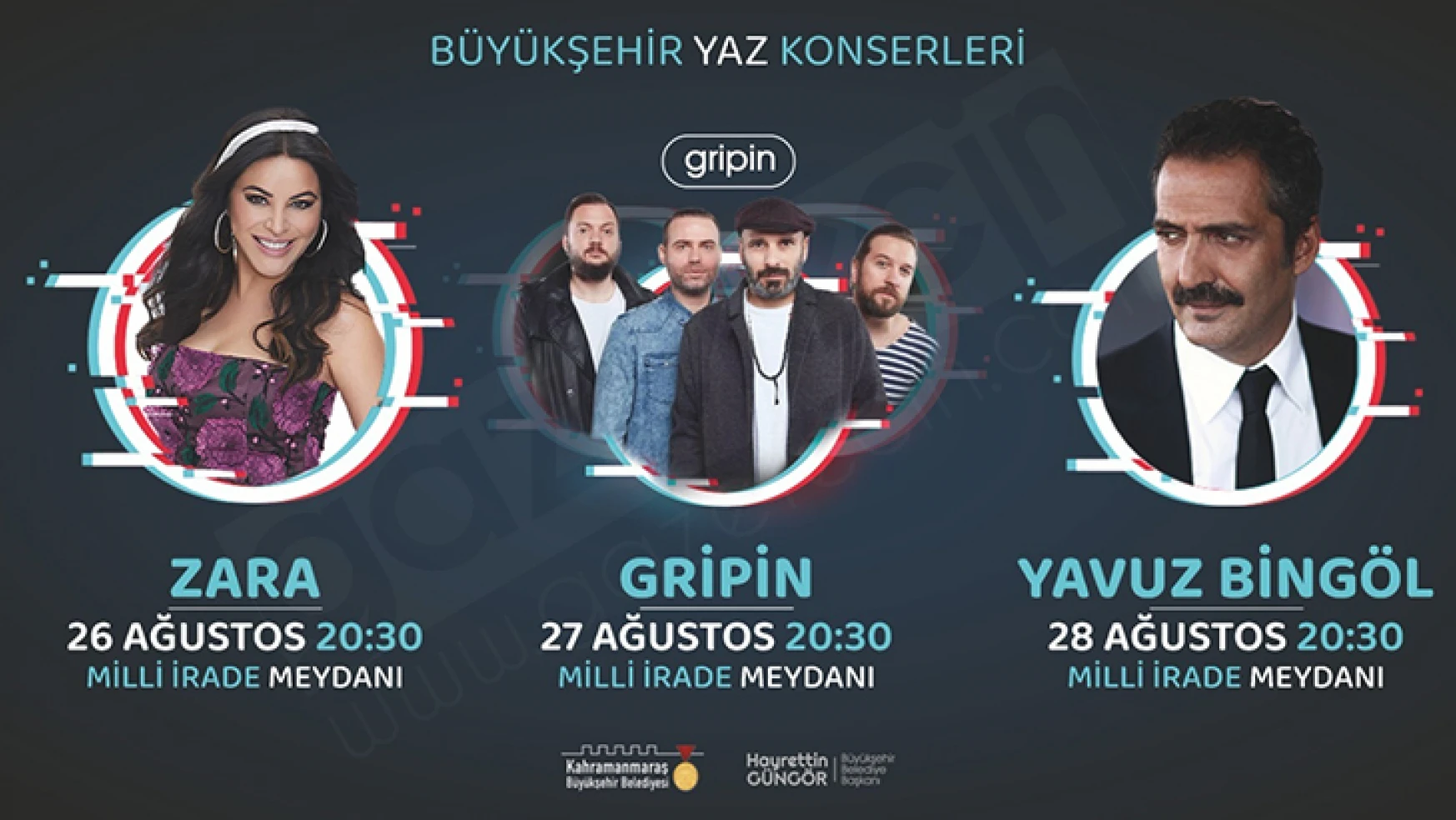 Kahramanmaraş'ta yaz konserleri devam ediyor