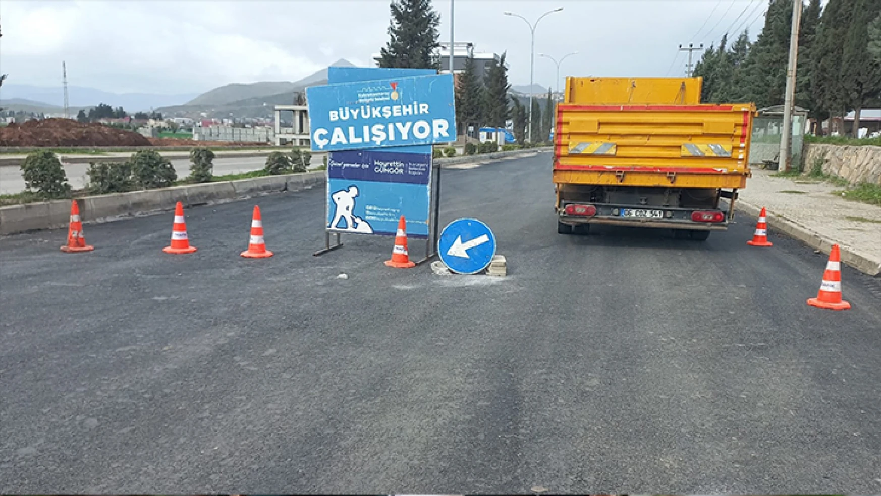 Kahramanmaraş'ta yolların konfor ve güvenliği artırılıyor
