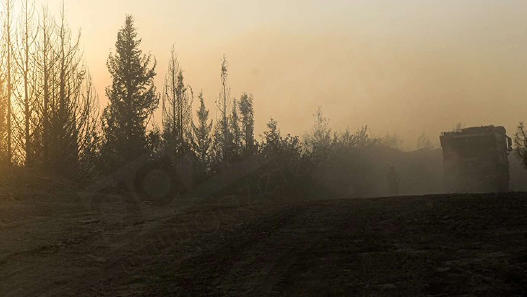 Kahramanmaraş'taki orman yangını devam ediyor