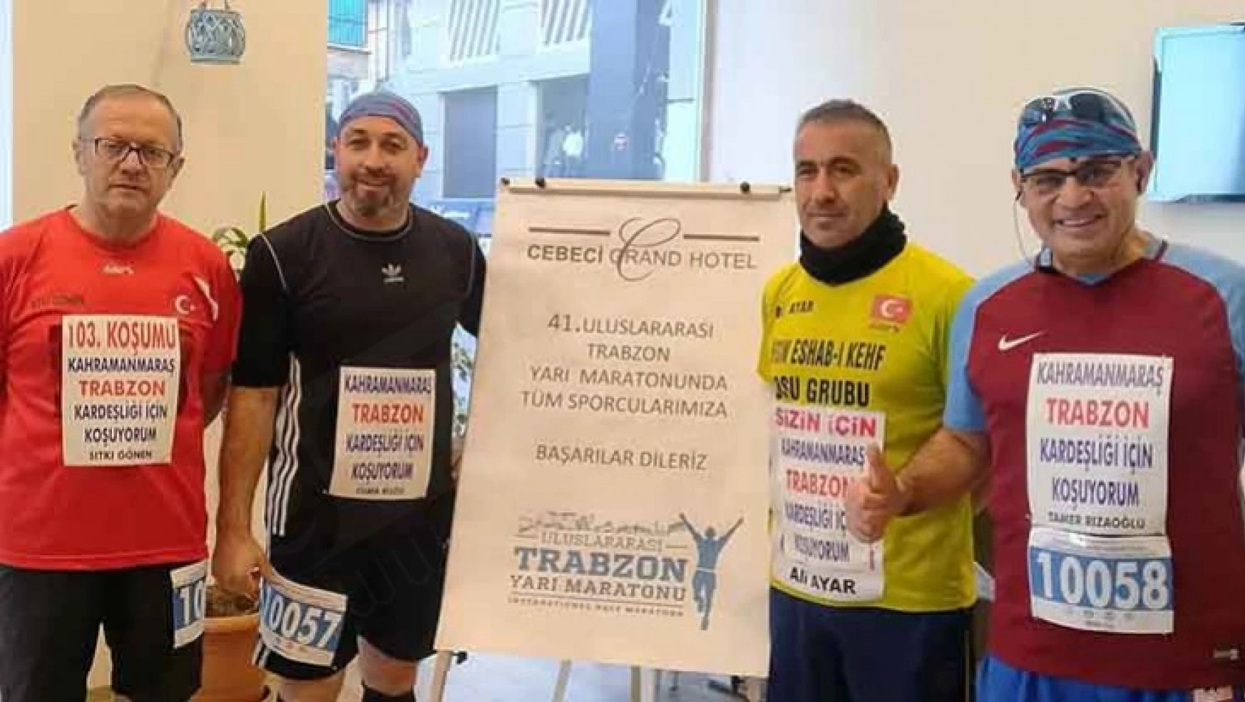 Kahramanmaraş-Trabzon kardeşliği için koştular