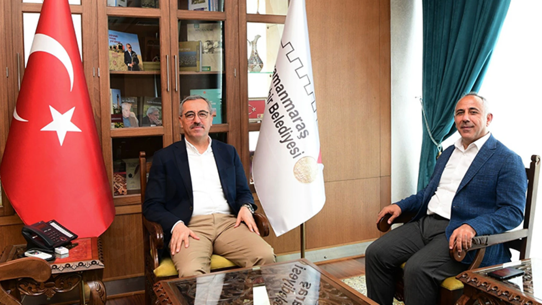 Kaymakam Hersanlıoğlu'ndan Başkan Güngör'e veda ziyareti