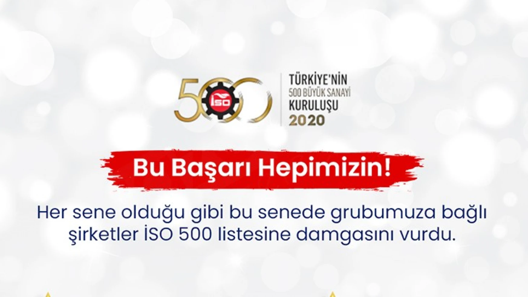 KİPAŞ Holding, İSO 500'de yine zirvede