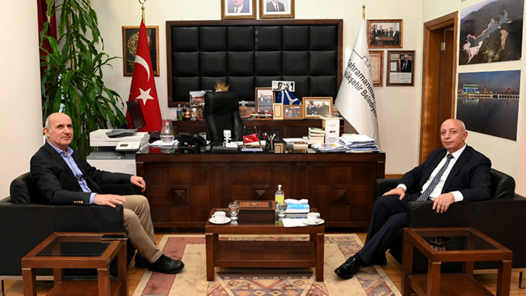 KİÜ Rektörü Prof. Dr. Bakan'dan Başkan Güngör'e ziyaret