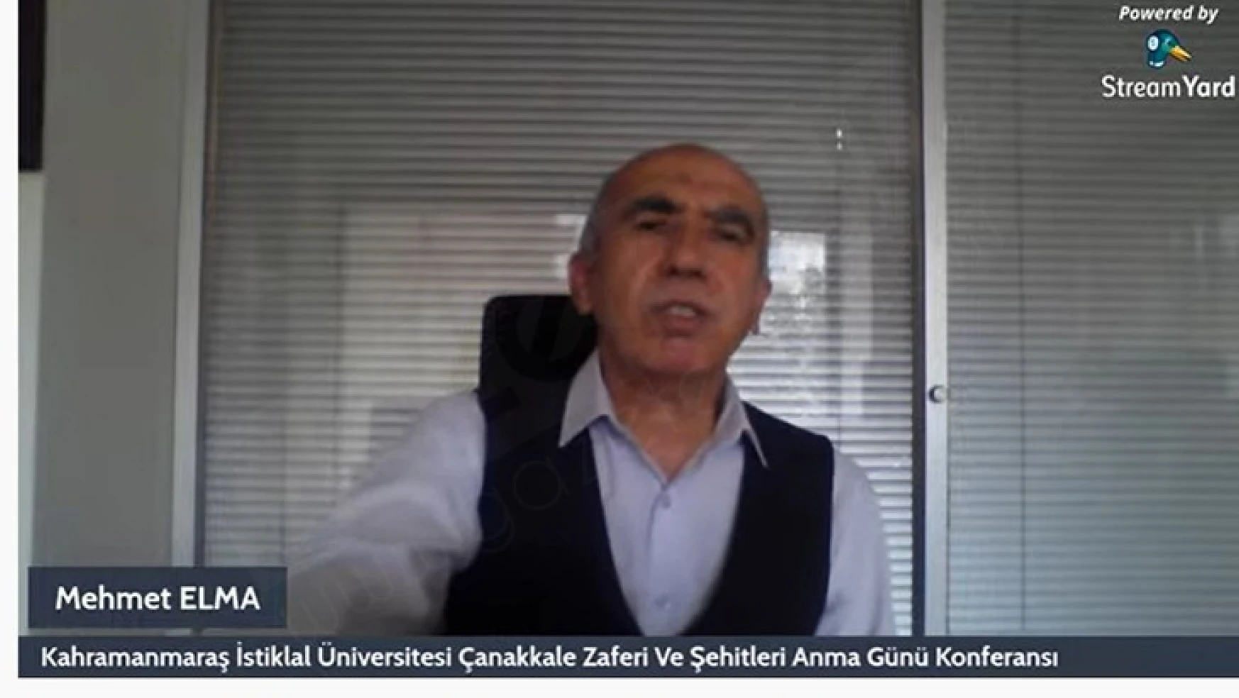 KİÜ tarafından 'Çanakkale Zaferi' dolayısıyla online konferans