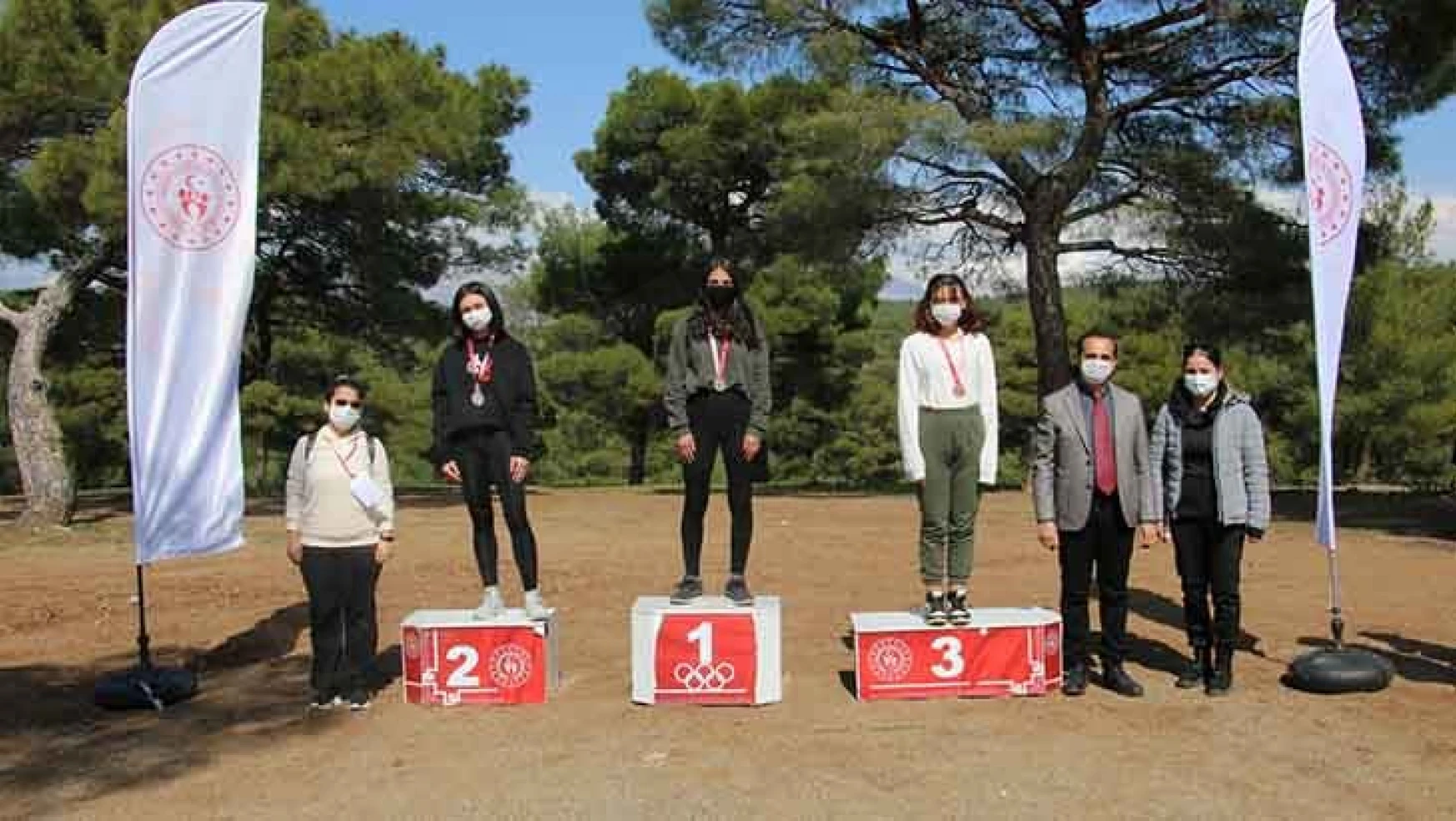 Kros İl birinciliği yarışları Kapıçam tabiat parkında yapıldı