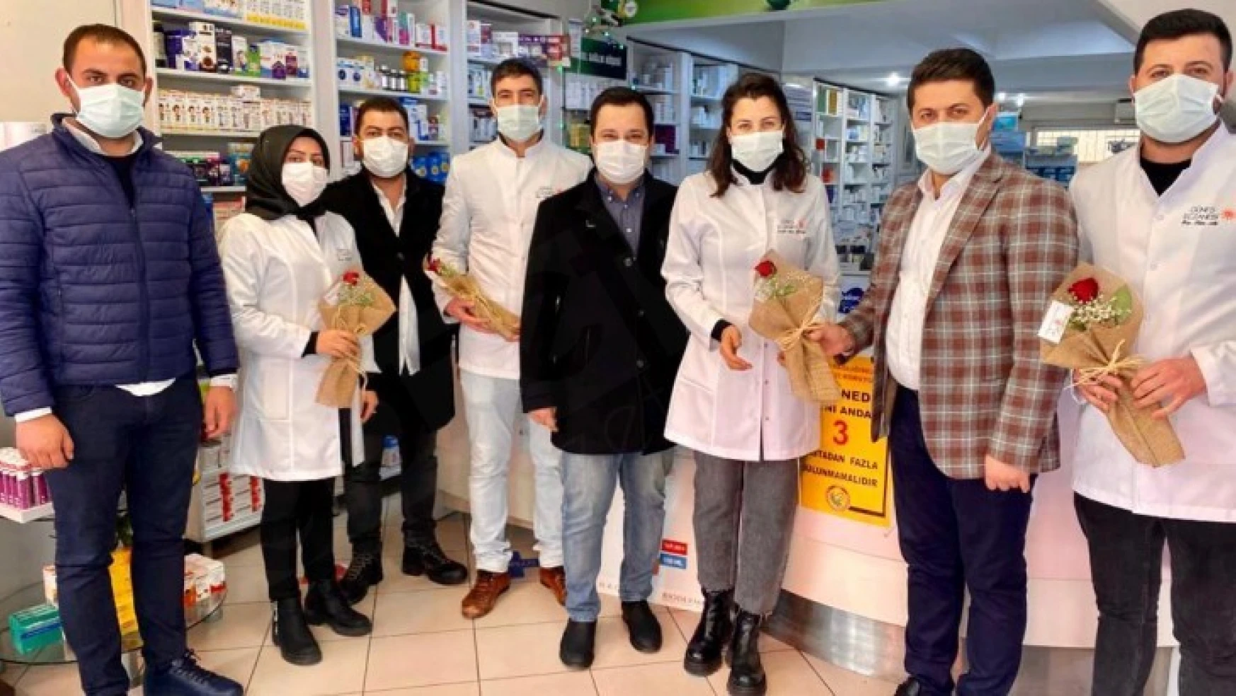 MHP Dulkadiroğlu ilçe Başkanlığından, sağlık çalışanlarına moral ziyareti