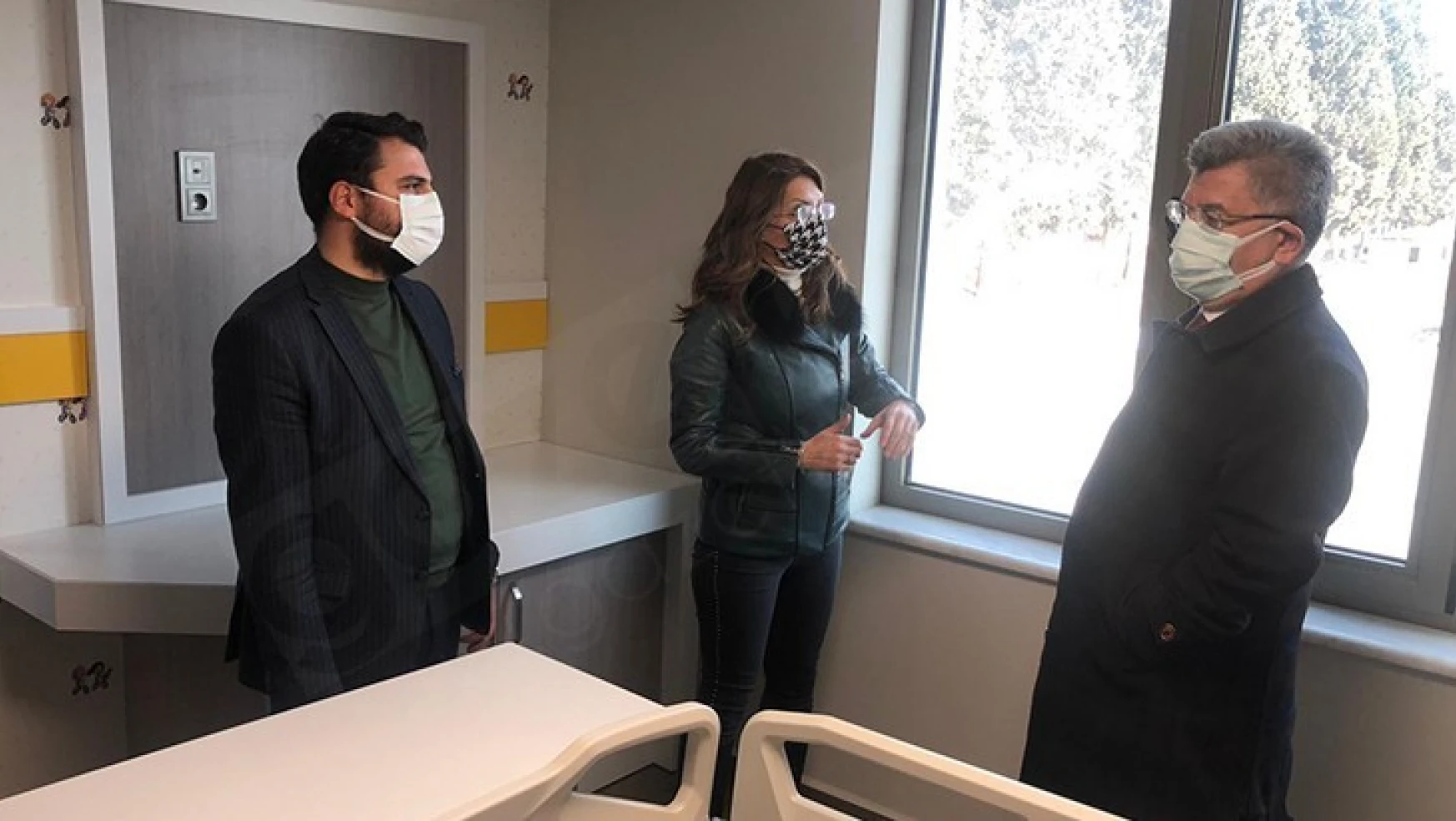Milletvekili Aycan, Akademi Hastanesinde incelemelerde bulundu