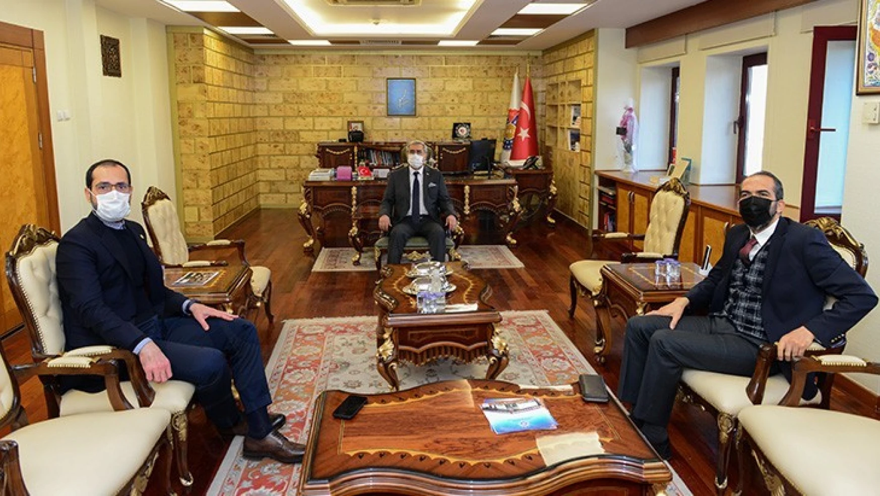 Milletvekilleri Özdemir ve Sezal'dan Rektör Can'a ziyaret