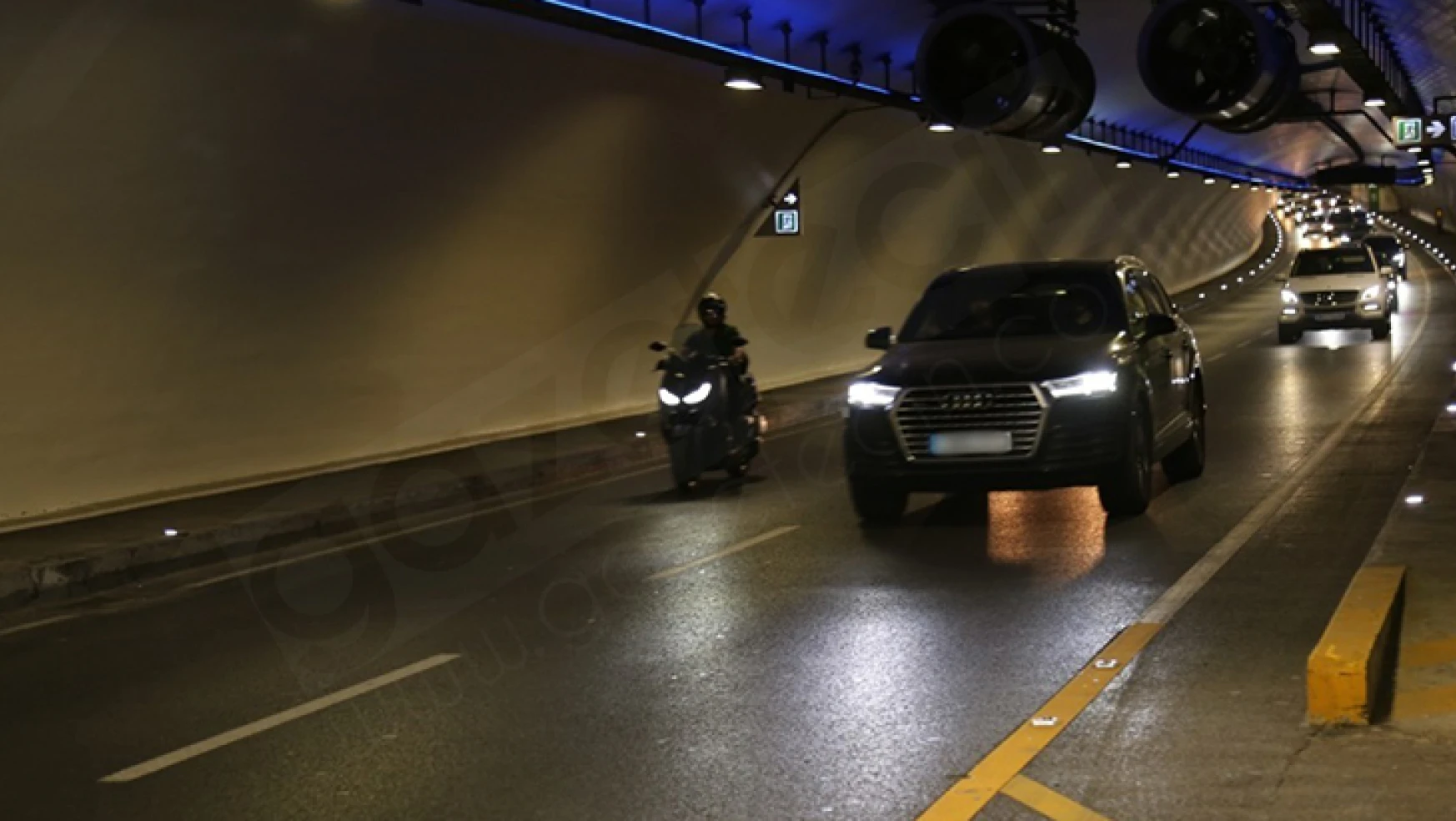 Motosiklet sürücüleri Avrasya Tüneli'ni sevdi