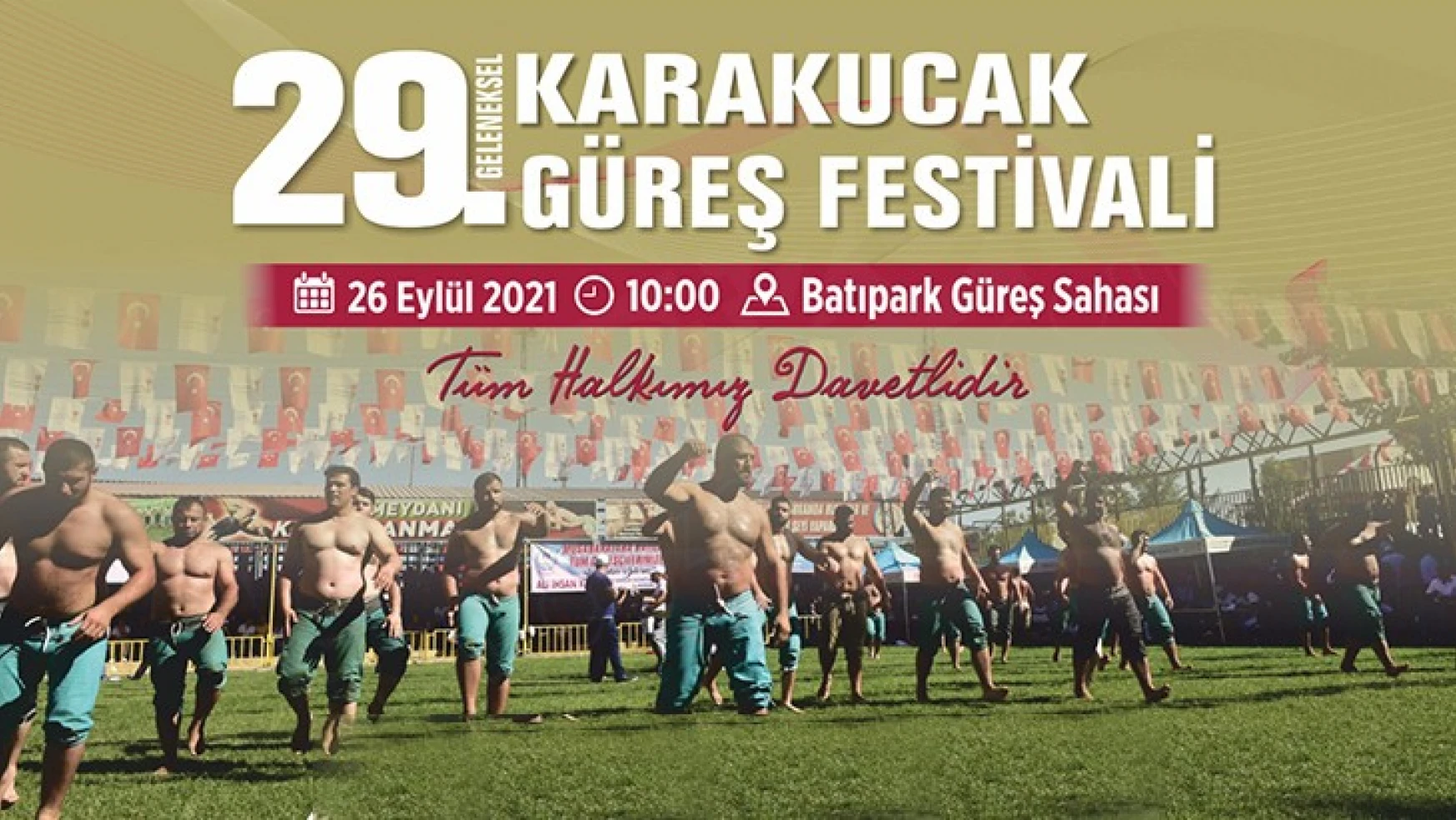 Pehlivanlar, 29'uncu kez Geleneksel Karakucak Güreş Festivalinde buluşacak