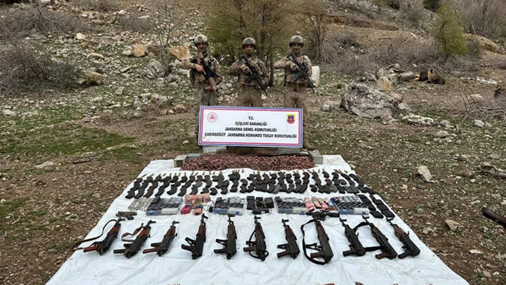 PKK'ya ait depo ele geçirildi